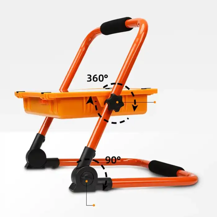 Watton WT-734 P70 LED Solar Panel Şarjlı Taşınabilir Projektör (176 SMD + Yan LED)