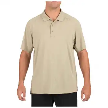 5.11 CHARCOAL S/S HELIOS POLO T-SHIRT