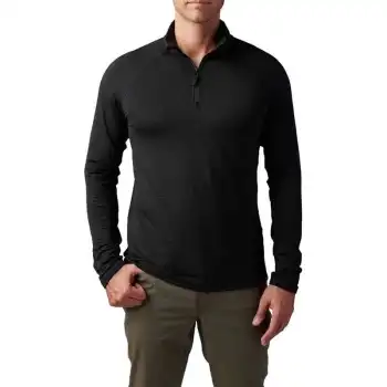 5.11 STRATOS 1/4 KISA FERMUAR SWEAT SIYAH