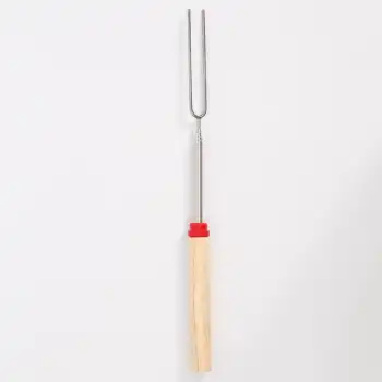 FreeCamp Teleskobik Barbekü Çatalı-KIRMIZI