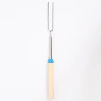 FreeCamp Teleskobik Barbekü Çatalı-MAVİ