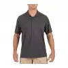 5.11 CHARCOAL S/S HELIOS POLO T-SHIRT