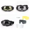 Evolite Balistik Protector Goggle - Siyah MIL-PRF