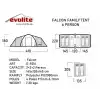 Evolite Falcon 6 Kişilik Odalı Aile Çadırı
