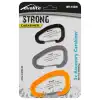 Evolite Strong 3lü Karabina Seti - Turuncu/Gri/Siyah