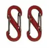 Nite-ize S-Biner Plastik size 0-2PK Red