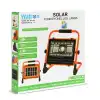 Watton WT-734 P70 LED Solar Panel Şarjlı Taşınabilir Projektör (176 SMD + Yan LED)
