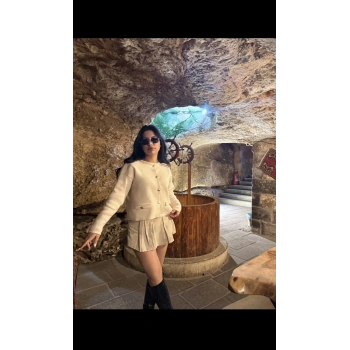 Cep Detaylı Düğmeli Hırka