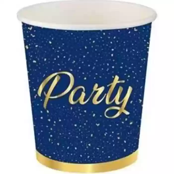Party Lacivert Bardak 8li