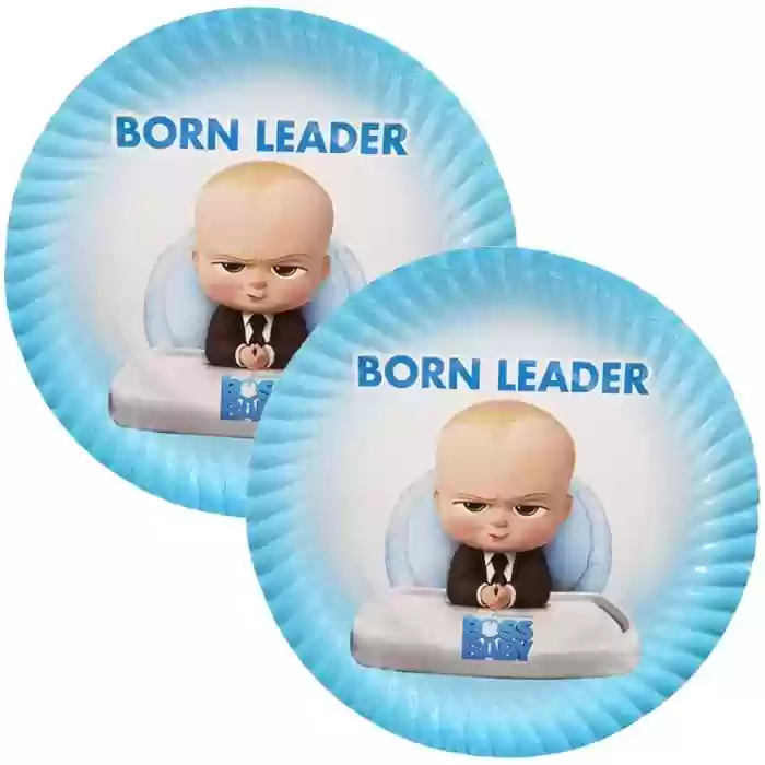 Patron Bebek Temalı Tabak 8li