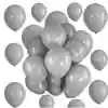 Pastel Gri Baskısız Lateks Balon 10lu