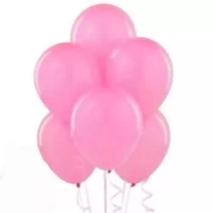 Pembe Pastel Renk Balon 10 Adet