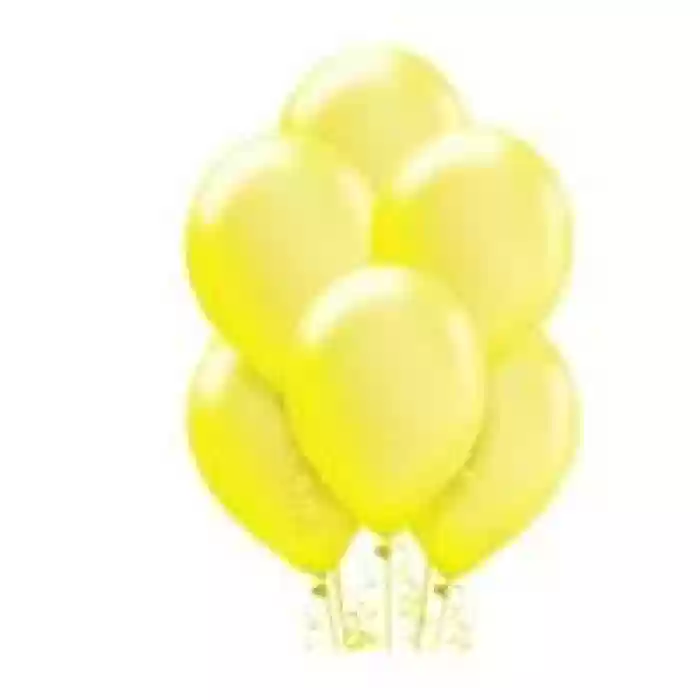 Makaron Sarı Renk Balon 10 Adet