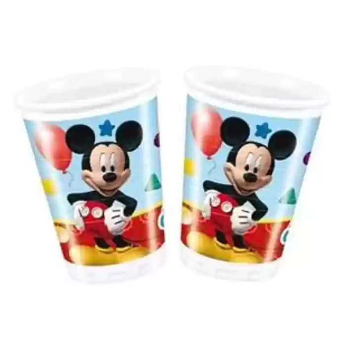 Mickey Mouse Temalı Bardak 8li
