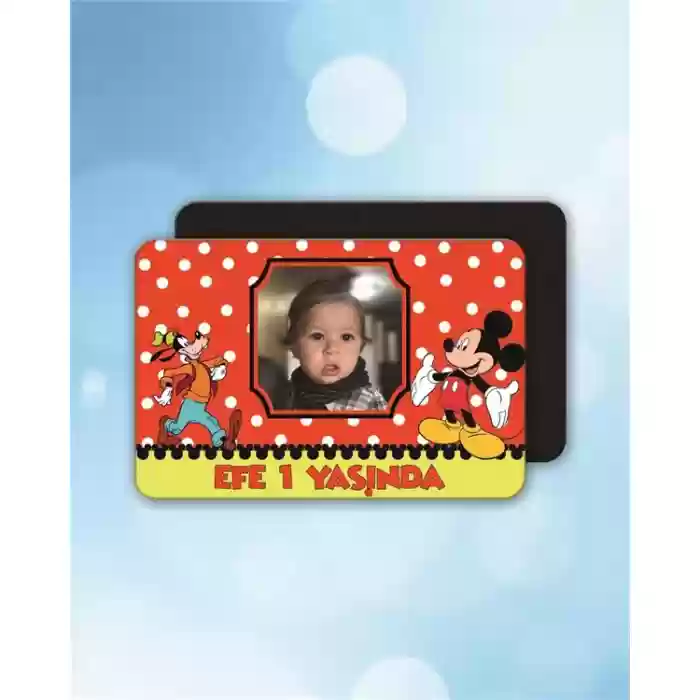 Kişiye Özel Buzdolabı Magnet 9x6 cm (10 adet)