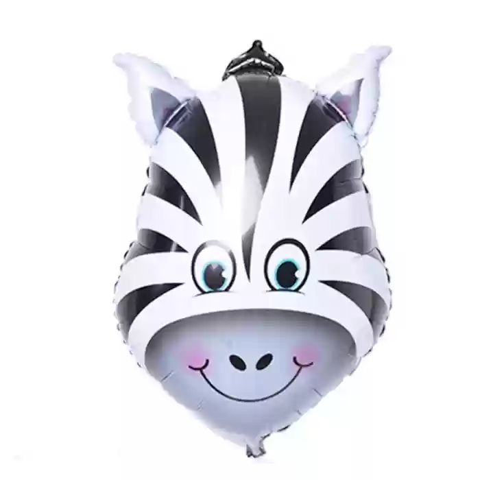Safari Hayvanlar Folyo Balon (Zebra)