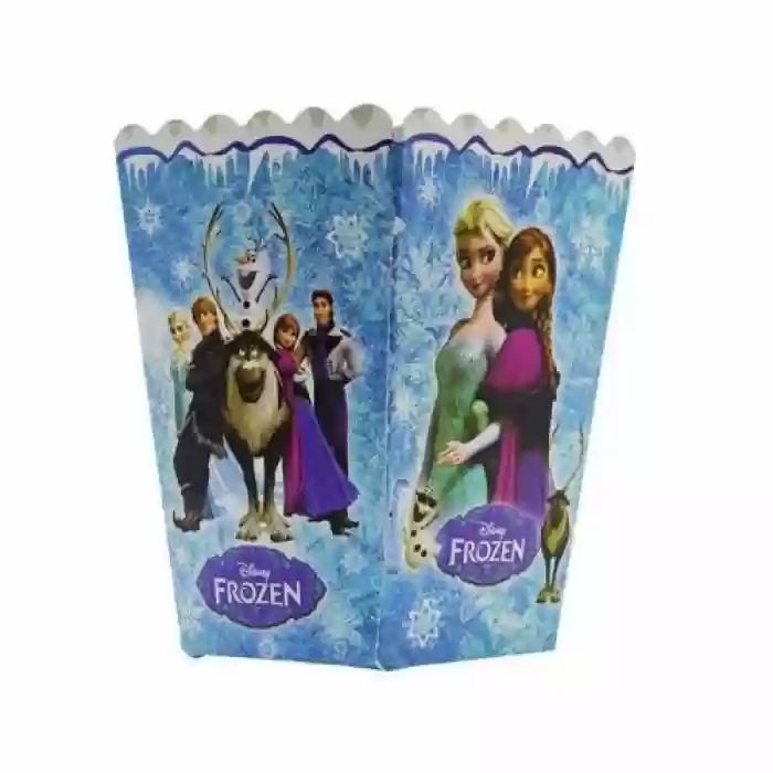 Frozen Elsa Popcorn Mısır Kutusu 8li