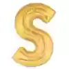 S Harf Folyo Balon GOLD 40 CM (16 İNÇ)