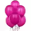 Fuşya Pastel Renk Balon 10 Adet