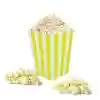 Sarı Çizgili Popcorn Mısır Kutusu 8li