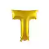 T Harf Folyo Balon GOLD 40 CM (16 İNÇ)