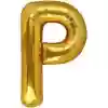 P Harf Folyo Balon GOLD 100 CM (1 METRE)