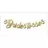 Kaligrafi Banner Gold Metalize BRIDE TO BE