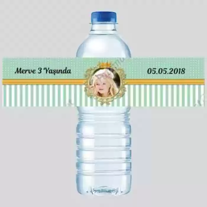 Kişiye Özel Su Şişe Etiketi (36 Adet)
