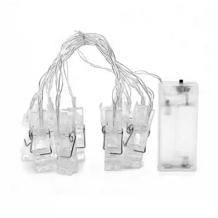 Led Işıklı Fotoğraf Mandalı 10lu