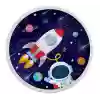Kozmik Galaksi Uzay Temalı Tabak