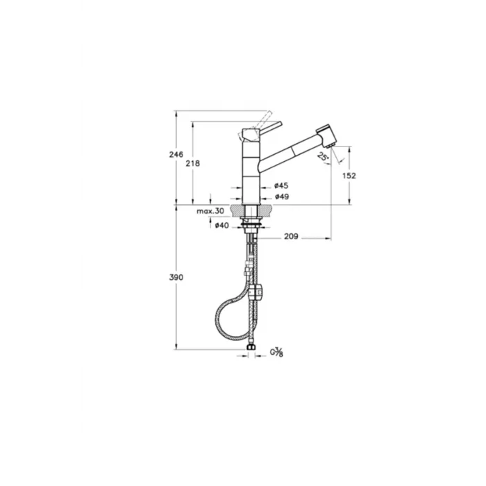 Artema Harmony XL A42147 Pull-Out Eviye Bataryası