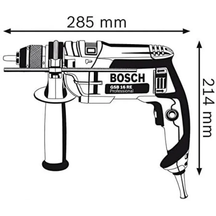 Bosch Professional GSB 16 RE Darbeli Matkap