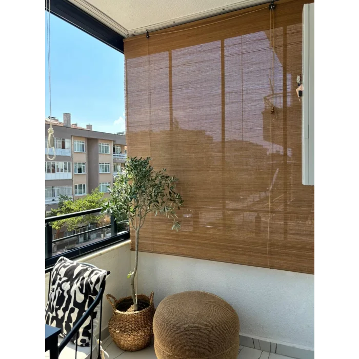 Evesen Bambu Stor Perde Doğal