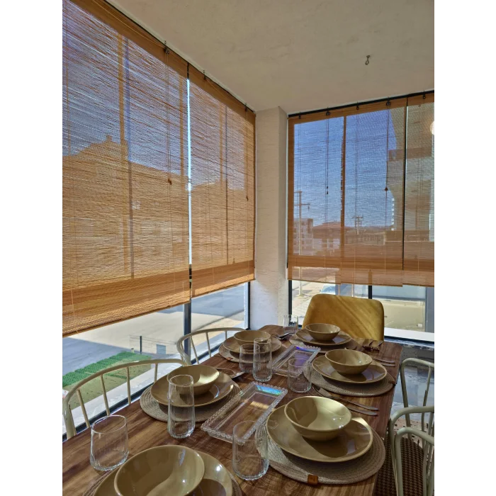 Evesen Bambu Stor Perde Doğal