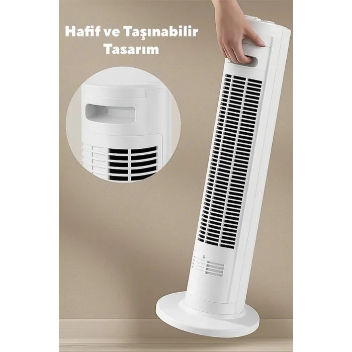 Kule Tipi Zaman Ayarlı Vantilatör 50 w