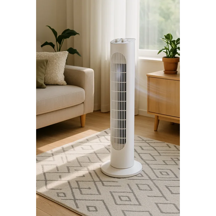 Kule Tipi Zaman Ayarlı Vantilatör 50 w