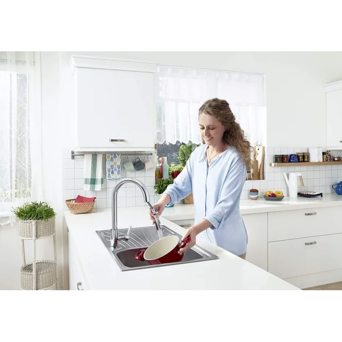 Artema Maestro A42145 Pull-Down Eviye Bataryası, Krom