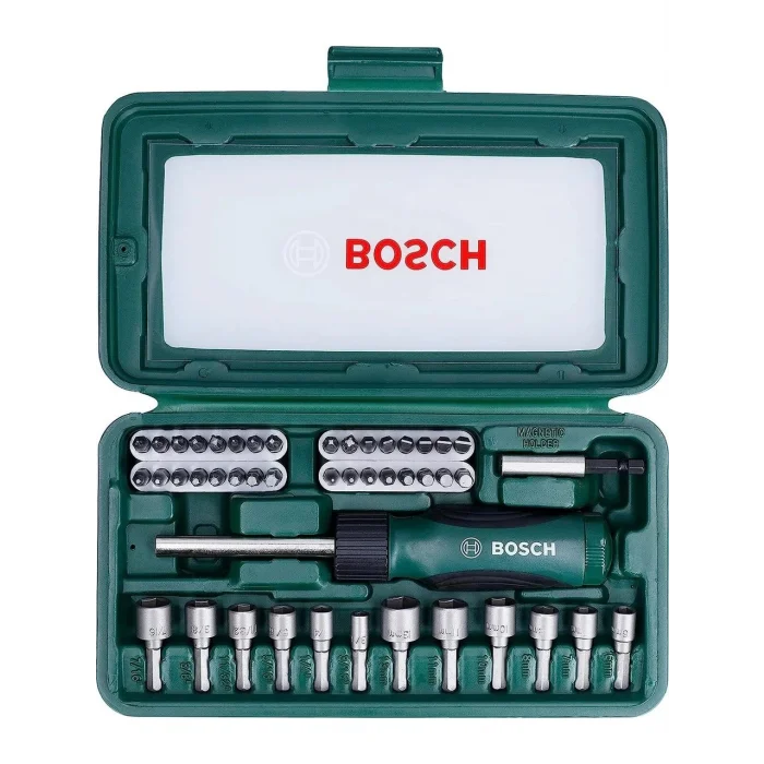 Bosch Akülü Vidalama Şarjlı Tornavida Şarjlı Matkap Ixo 7 + 46 Parça Cırcır Tornavida Vidalama Ucu
