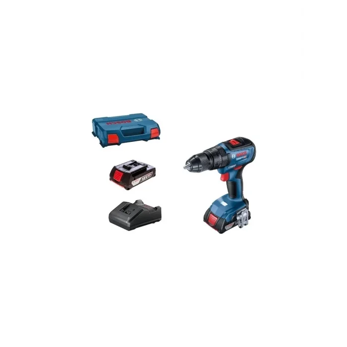 Bosch Darbeli Matkap Kömürsüz Şarjlı Matkap Akülü Vidalama (3 Adet 2 Ah Akü) + 103 Parça Aksesuar