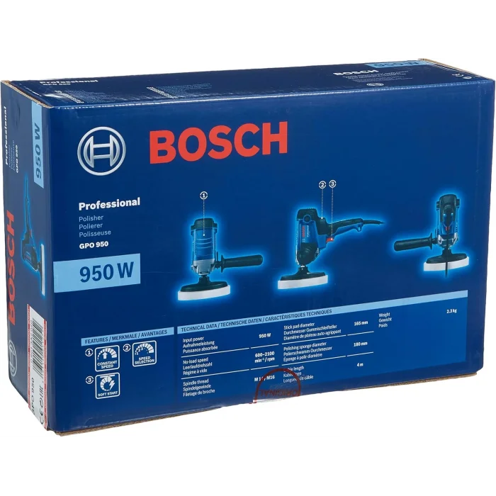 Bosch Professional GPO 950 Polisaj Makinesi