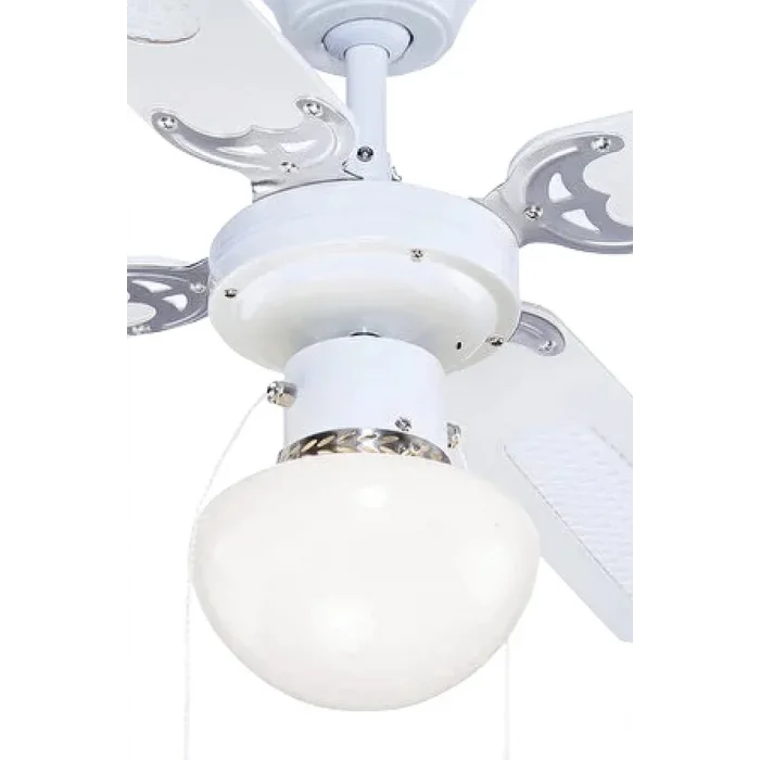 Colours Lari 4 Kanatlı Aydınlatmalı Tavan Vantilatörü Beyaz