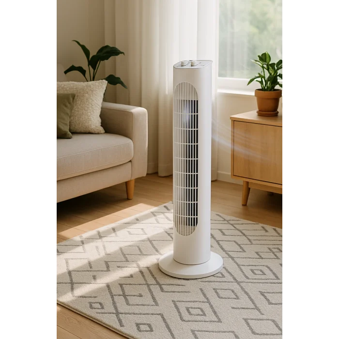 Kule Tipi Zaman Ayarlı Vantilatör 50 w