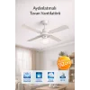 Colours Eko Tavan Vantilatörü Beyaz Kanat 92 cm