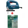 Bosch Professional Gst 8000 E Dekupaj Testere Dekopaj + 10 Parça Metal Ahşap Karışık Testere Bıçağı