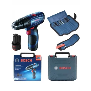 Bosch GSB 120-Li 12 V Çift Akülü Darbeli Vidalama Makinesi + 23 Parça Vidama Ucu