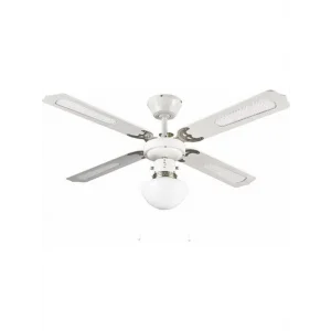 Colours Lari 4 Kanatlı Aydınlatmalı Tavan Vantilatörü Beyaz