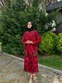 KIZIL YAPRAK İTHAL ELBİSE