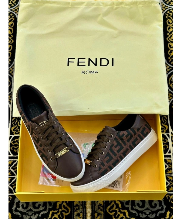 FENDİ SPOR AYAKKABI KAHVE