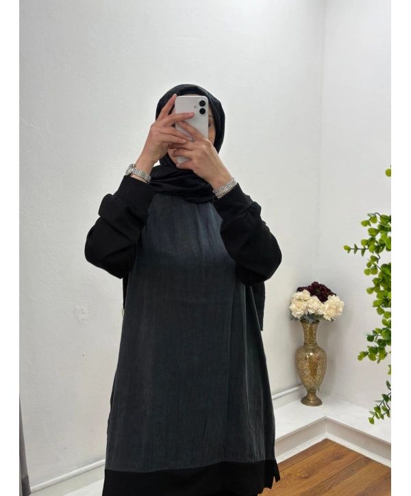 Oysho Kumaş Rahat Kesim İkili Takım Siyah