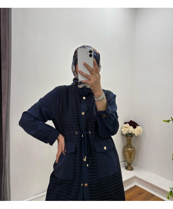 Kupra Kumaş Takım - Lacivert